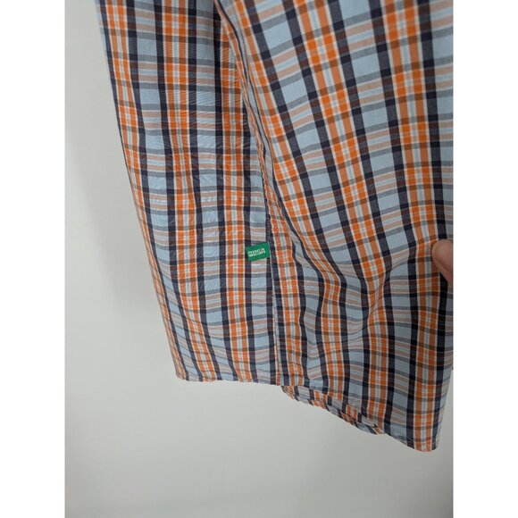 Vintage Rocawear Button Up Shirt Men Size 3XL Plaid Hip Hop Streetwear Y2K Logo - Picture 6 of 13